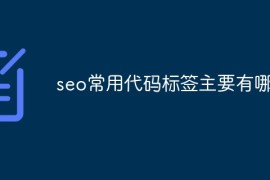 seo常用代码标签主要有哪些