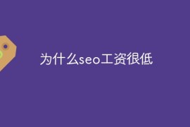 为什么seo工资很低