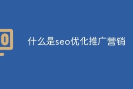 什么是seo优化推广营销