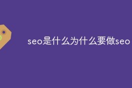 seo是什么为什么要做seo