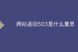 网站返回503是什么意思