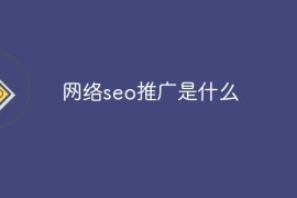 网络seo推广是什么